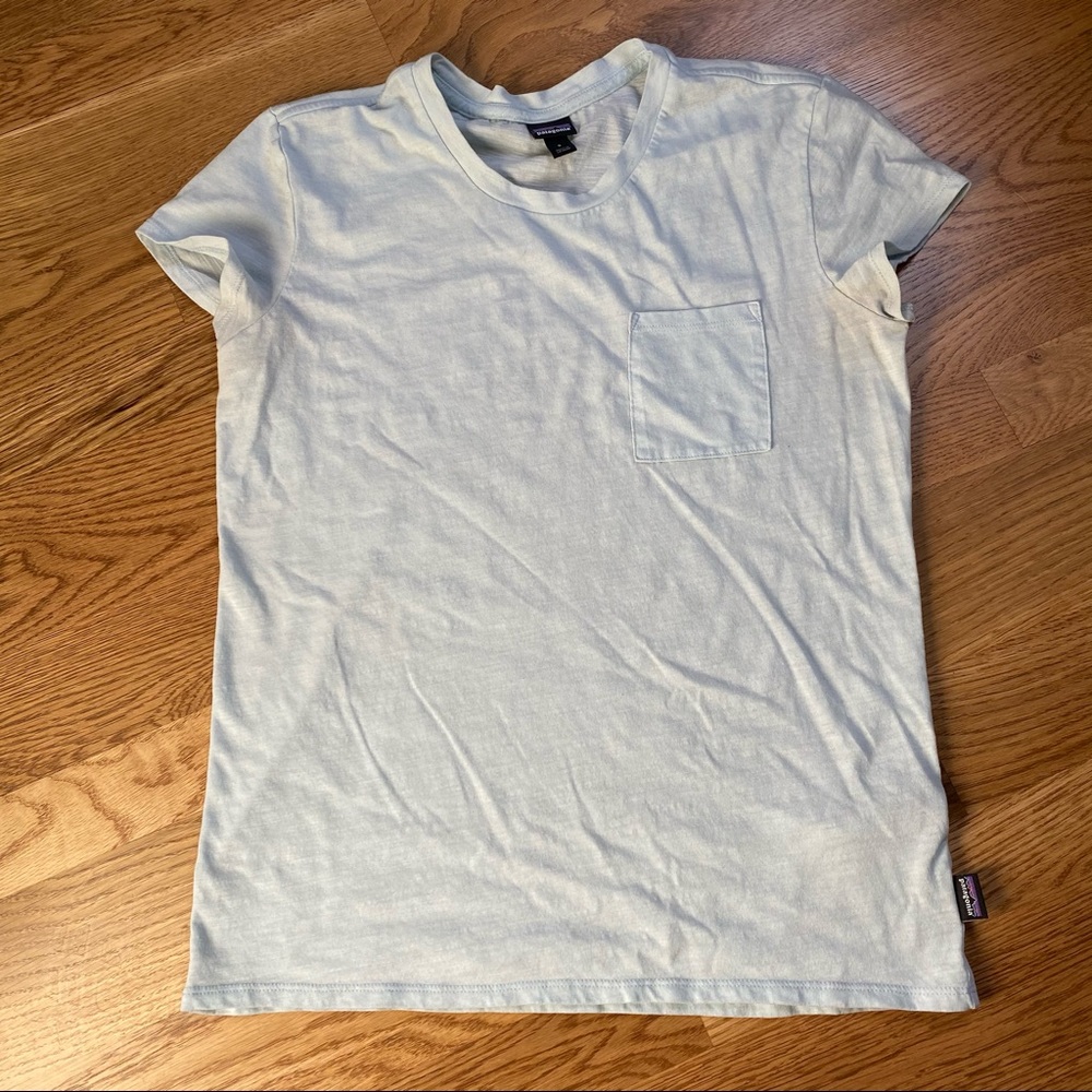 Patagonia Blue Crew Neck T Shirt